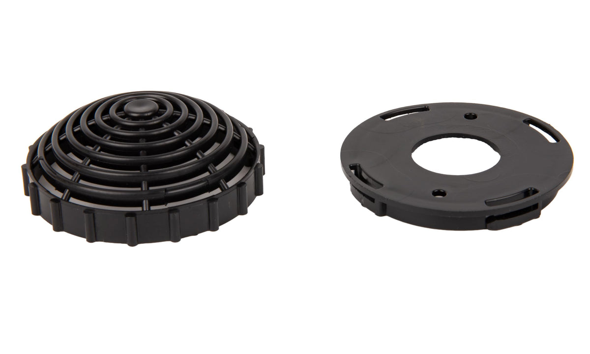 T-H MARINE AFD-2-DP T-H Marine Aerator Filter Dome for 3/4 Inch Thru-Hull or Pump Intake, 2.7 Inch Diameter Twist-Lock Two-Piece Debris Screen for Livewell Aerator and Overflow Drains