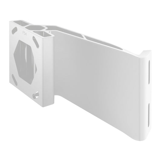 MINN KOTA 1810383 Minn Kota Jack Plate Adapter Bracket for Raptor – Port, 5" Setback, 4" Rise, White