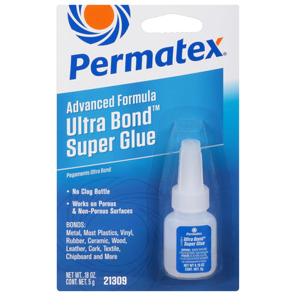 PERMATEX 21309 Permatex 21309 PERMATEX QUICK TITE SUPER GLUE