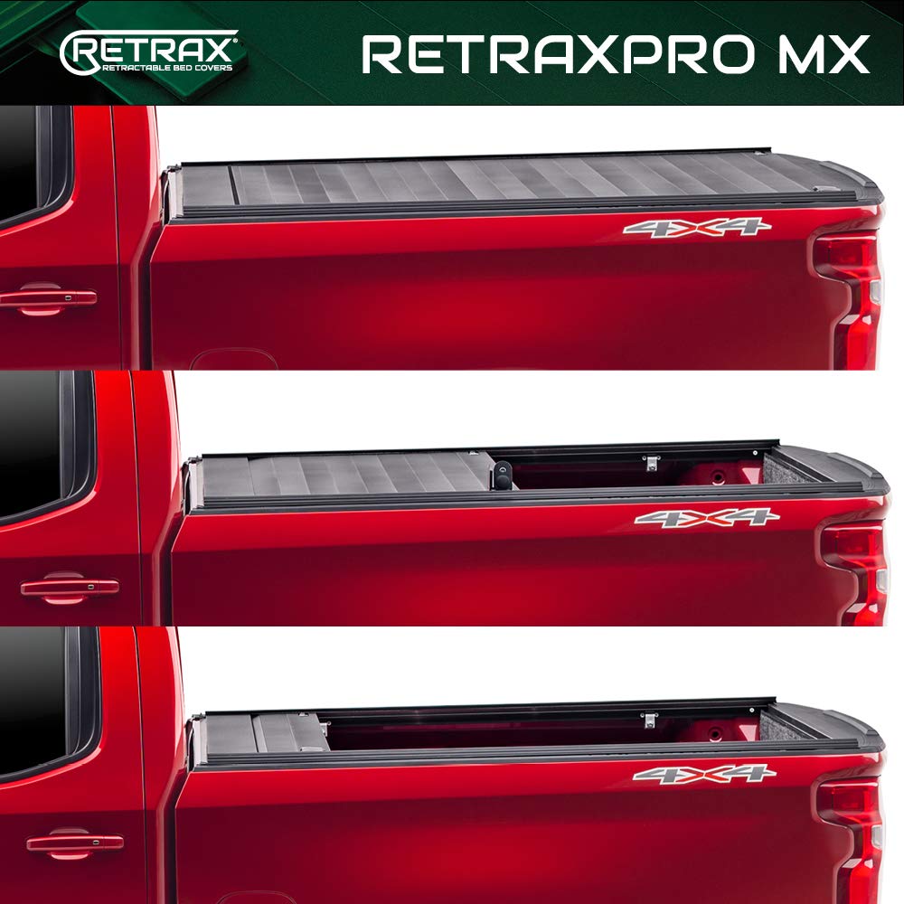 Retrax 80502 RealTruck Retrax RetraxPRO MX Retractable Truck Bed Tonneau Cover – 80502 – Fits 2017 - 2025 Honda Ridgeline 5' 4" Bed (64")