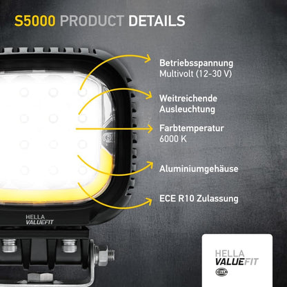 HELLA 357109231 Hella - 357109231 - WORKLIGHT WA 0GR MD12-30DT S5000 2.