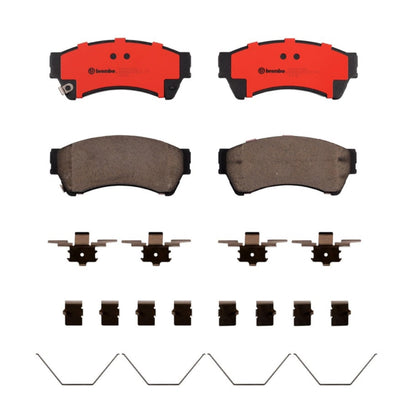 BREMBO P49039N Brembo P49039N Premium Ceramic Front Disc Brake Pad Set LINCOLN/MAZDA/MAZDA (FAW) OE# GSYD3323Z