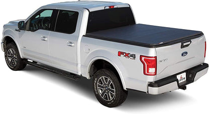 LEER 630289 LEER Latitude | Fits 2007-2021 Toyota Tundra with 5.6 FT Bed with Track | Easy Install, Soft Tri-Fold Truck Bed Tonneau Cover (with Track) - Does Not Fit Trail Edition