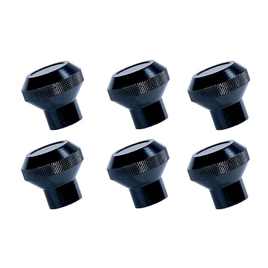 RUGGED RIDGE 11420.02 Rugged Ridge Dash Knob for Jeep CJ | Aluminum, Black | 11420.02 | Fits 1976-1986 Jeep CJ