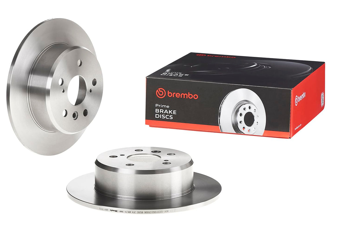 BREMBO 08917910C02 Brembo 08.9179.10 Standard solid Rear Brake Rotor LEXUS/TOYOTA OE# 4243133030