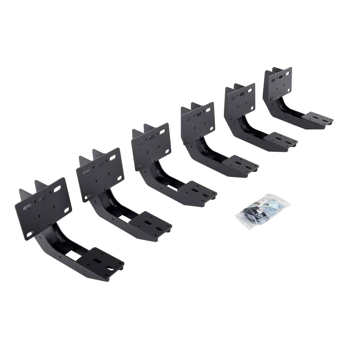 GO RHINO 6343065 Go Rhino RB10 / RB20 Brackets | Mild Steel, Textured Black | 6343065 | Fits 2019 - 2024 Ram 1500 Crew Cab Pickup (New Body Style Only. Excludes Classic Body Style)