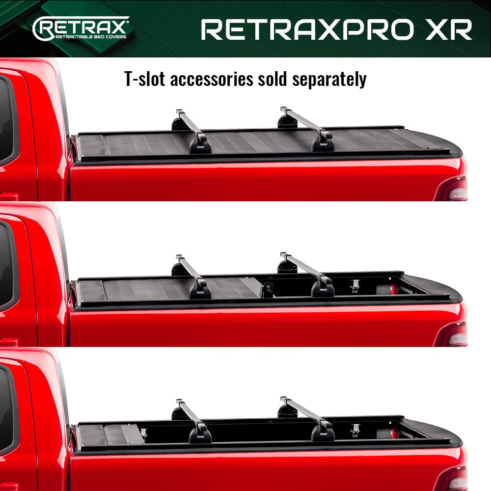 RETRAX T-80222 RealTruck Retrax RetraxPRO XR Retractable Truck Bed Tonneau Cover | T-80222 | Fits 2002 - 2008 Dodge Ram 1500, 2003-09 2500/3500 6' 6" Bed (78")