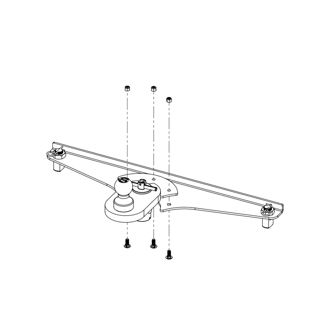 GEN-Y HITCH GH-21008 GEN-Y GH-21008 GoosePuck 5" Offset Gooseneck Ball for OEM Puck Mount System fits GM Long Bed 2020 to Current - 25,000 LB Towing Capacity