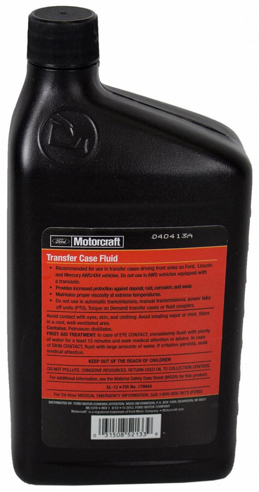 Motorcraft XL12 Ford Transfer Case Fluid
