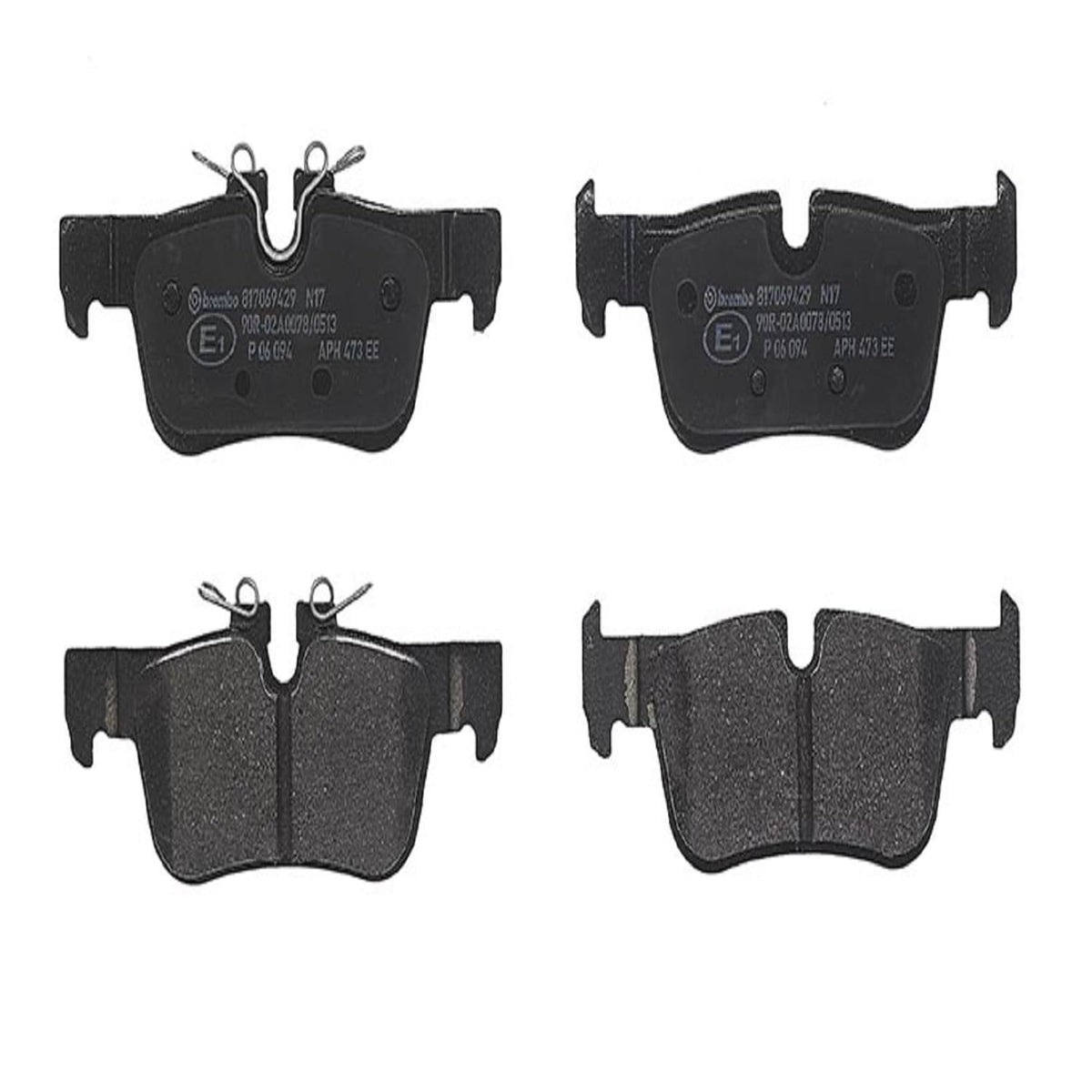 BREMBO P06094 Brembo P06094 Low-Met Rear Disc Brake Pad Set BMW OE# 34216859917