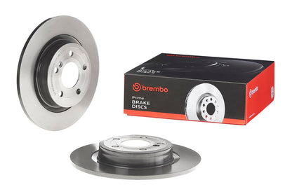 BREMBO 08B74141C02 Brembo 08.B741.41 UV Coated solid Rear Brake Rotor MERCEDES-BENZ OE# A1724230212