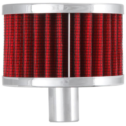 K&N FILTER 62-1160 K&N Vent Air Filter/Breather: High Performance, Premium, Washable, Replacement Engine Filter: Flange Diameter: 0.75 in, Filter Height: 2 in, Flange Length: 0.875 in, Shape: Breather, 62-1160