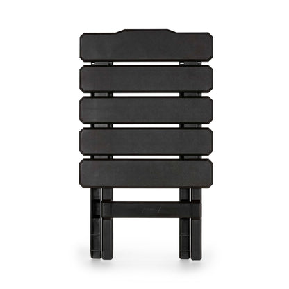 CAMCO 51882 Camco Adirondack Quick-Folding Plastic Outdoor Side Table, Mocha, 51882