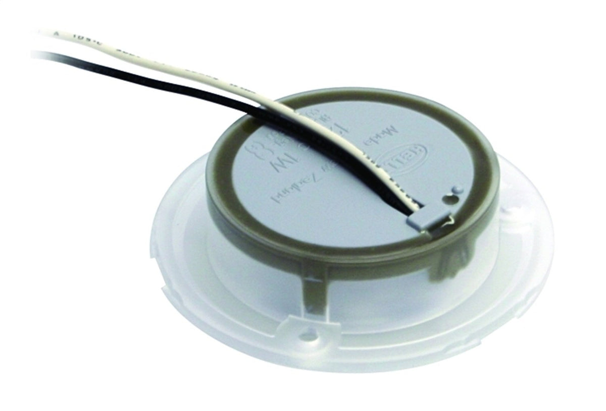 HELLA 980502241 Hella 980502241 '0502 Series' Slim Line Blue 12V DC Round Soft LED with White Plastic Rim