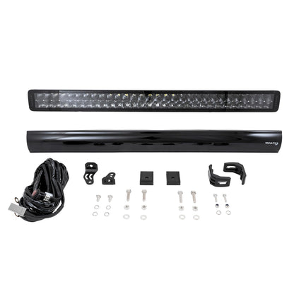 TRAILFX 30DRBKCM TrailFX 30DRBKCM Light Bar 30 Inch Dual Row LED 300W Combo Spot and Flood Light 25200 Raw Lumens Black Aluminum Housing IP67 with Brackets and Installation Hardware
