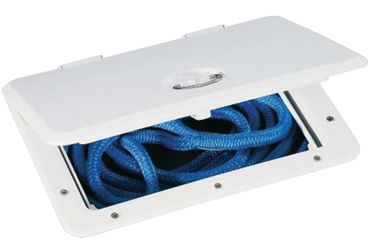 T-H MARINE HAT-1115-2-DP T. H. Marine T & H Marine Supplies 11" X 15" Non-Locking Hatch - Polar White (HAT-1115-2-DP)
