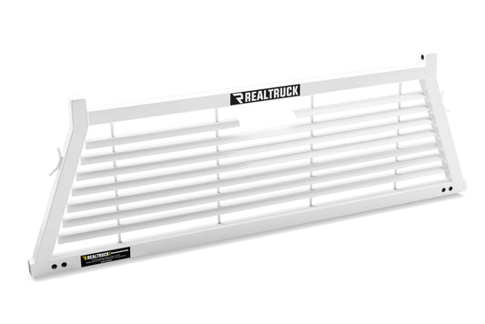 BACKRACK 12700W RealTruck BACKRACK Louvered Rack Frame Only, White – 12700W – Fits 1999-2025 Ford F-250/F-350/F-450