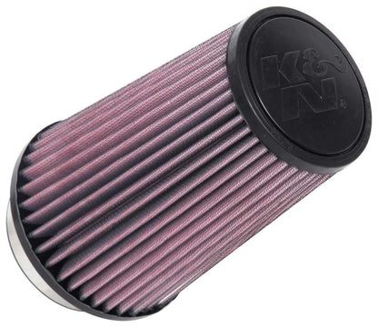 K&N FILTER RU-1045 K&N High-Flow Original Lifetime Universal Clamp-On Air Filter: High Performance, Premium, Washable: Flange Diameter: 3.5 In, Filter Height: 8 In, Flange Length: 1.25 In, Shape: Round Tapered, RU-1045