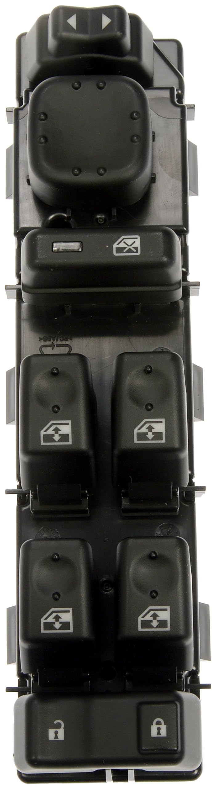 DORMAN 901-075 Dorman 901-075 Front Driver Side Master Window Switch - 8 Button, Power Mirror (Non-folding only) Compatible with Select Cadillac/Chevrolet/GMC Models