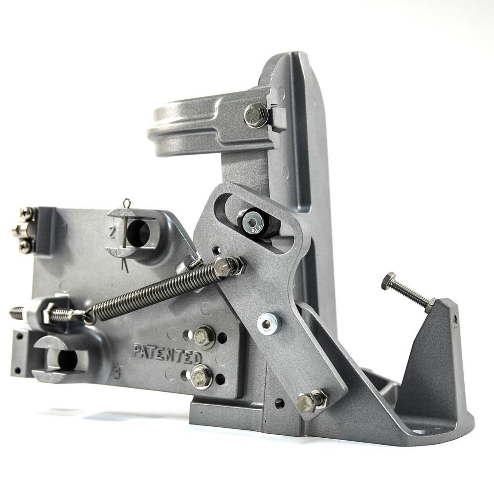 T-H MARINE HF-1-DP T-H Marine HOT Foot™ Original Boat Foot Throttle - Cast Aluminum Pedal Throttle for Outboard and Inboard Motors - Safe Hands-Free Control - Stainless Steel Hardware – Toe Clip & Patented Idle Stop