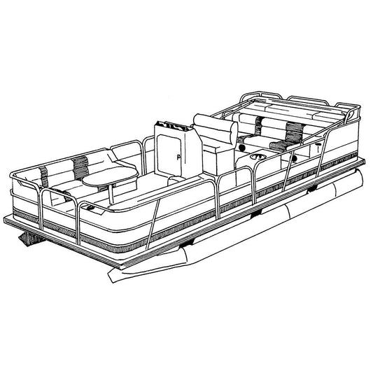 CARVER 77522P-10 Carver 77522P-10 BOAT COVER FED-22 PG GRAY