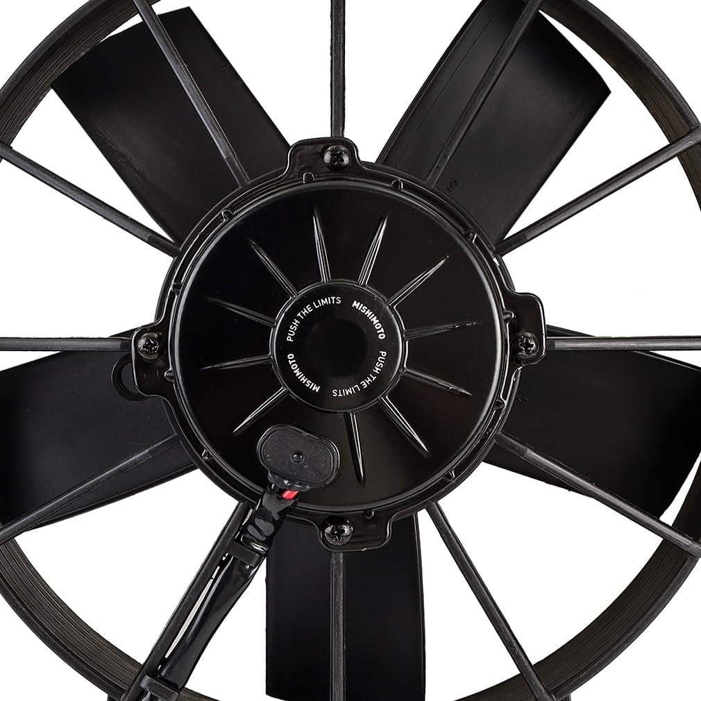 MISHIMOTO MMFAN-10HD Mishimoto MMFAN-10HD Race Line High-Flow Radiator Fan, 10" Universal Fit, 12 Volts, Black