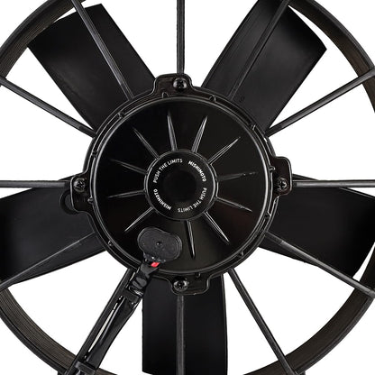 MISHIMOTO MMFAN-10HD Mishimoto MMFAN-10HD Race Line High-Flow Radiator Fan, 10" Universal Fit, 12 Volts, Black