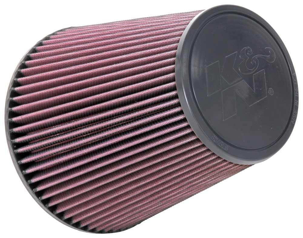 K&N FILTER RU-1044XD K&N High-Flow Original Lifetime Universal Clamp-On Air Filter: High Performance, Premium, Washable: Flange Diameter: 6 In, Filter Height: 8 In, Flange Length: 0.625 In, Shape: Round Tapered, RU-1044XD