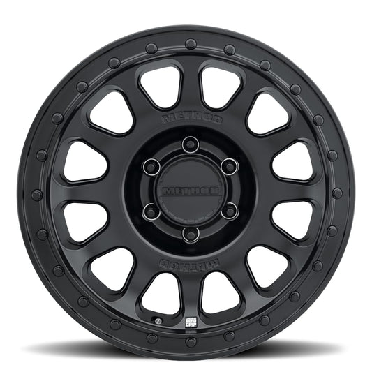 Method Race Wheels MR70978560525H MR709 HD Bead Grip, 17x8.5, +25mm Offset, 6x5.5, 106.25mm Centerbore, Matte Black