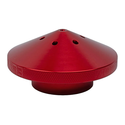 T-H MARINE GFEL-MKS-R-DP T-H Marine G-Force Eliminator Trolling Motor Prop Nut - Noise Dampening 6061 Billet Aluminum, Tool-Free Installation for Minn Kota 35-70 Motors - Red