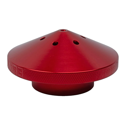 T-H MARINE GFEL-MKS-R-DP T-H Marine G-Force Eliminator Trolling Motor Prop Nut - Noise Dampening 6061 Billet Aluminum, Tool-Free Installation for Minn Kota 35-70 Motors - Red