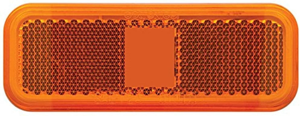 OPTRONICS A44ABP Optronics A-44ABP Amber Replacement Lens for Rectangular Marker/Clearance Light