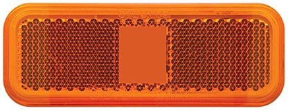 OPTRONICS A44ABP Optronics A-44ABP Amber Replacement Lens for Rectangular Marker/Clearance Light