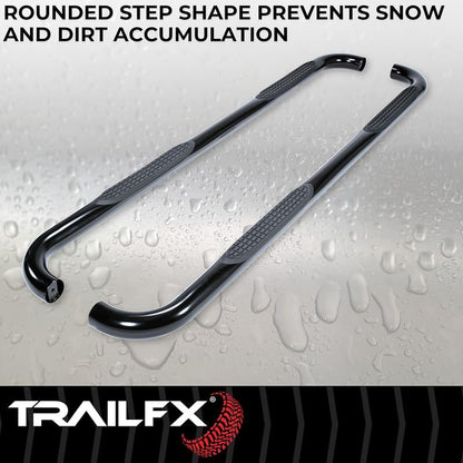 TRAILFX A0052B Trailfx Trail FX A0052B 3" Nerf Bar Bend End, Black