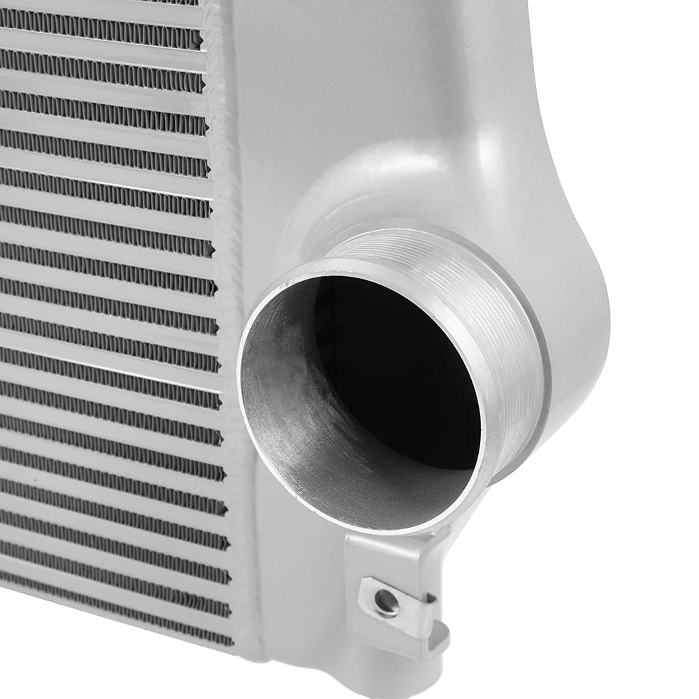 MISHIMOTO MMINT-DMAX-17SL Mishimoto Performance Intercooler for Duramax 6.6L 2017-2019, Silver