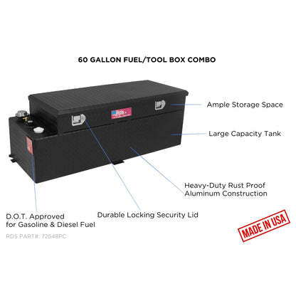 RDS MFG INC 72548PC RDS MFG 72548PC INC Transfer Tool and Fuel, 60 Gal