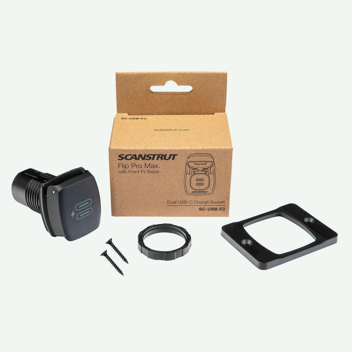 SCANSTRUT SC-USB-F3 Scanstrut SC-USB-F3 FLIP PRO MAX - DUAL USB-C CHARGE SO