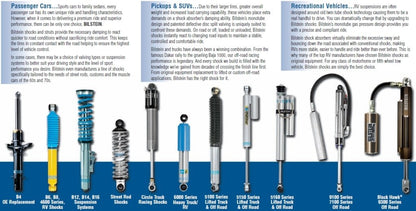 BILSTEIN 20-070502 Bilstein 20-070502 Monotube Shock Absorber, 36mm, Front