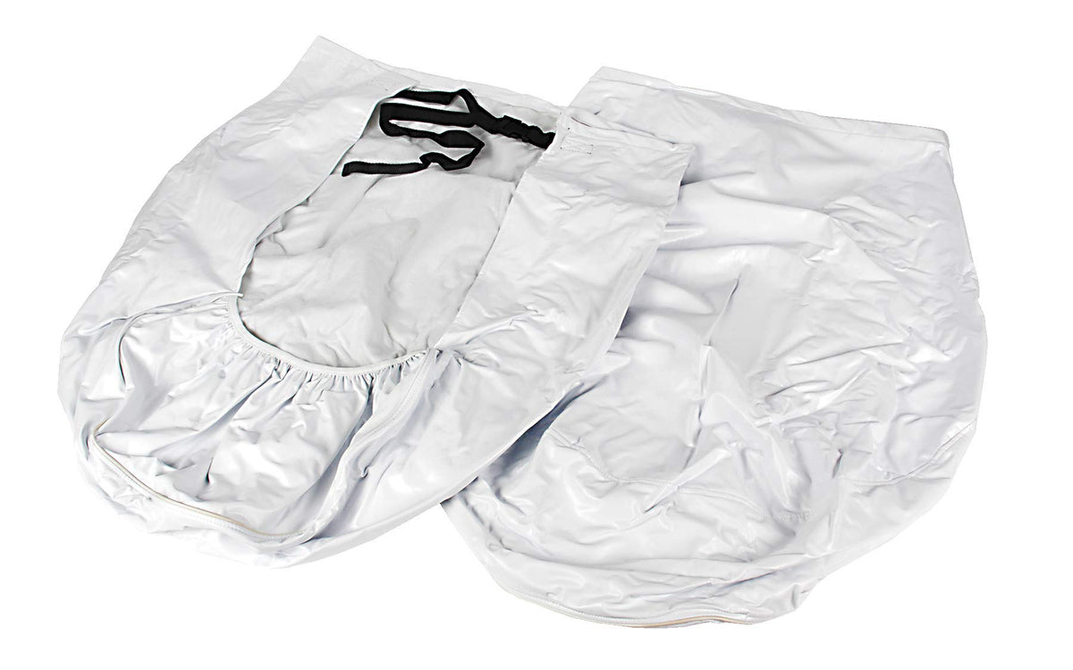 CAMCO 45323 Camco 45323 Vinyl Wheel & Tire Protector, 2 Pack (30 inches-32 inches, White)