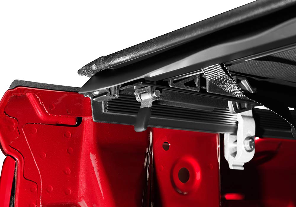 TRUXEDO 764001 RealTruck TruXedo Deuce Hybrid Truck Bed Tonneau Cover – 764001 – Fits 2022-2024 Toyota Tundra w/Rail System 5' 7" Bed (66.7")