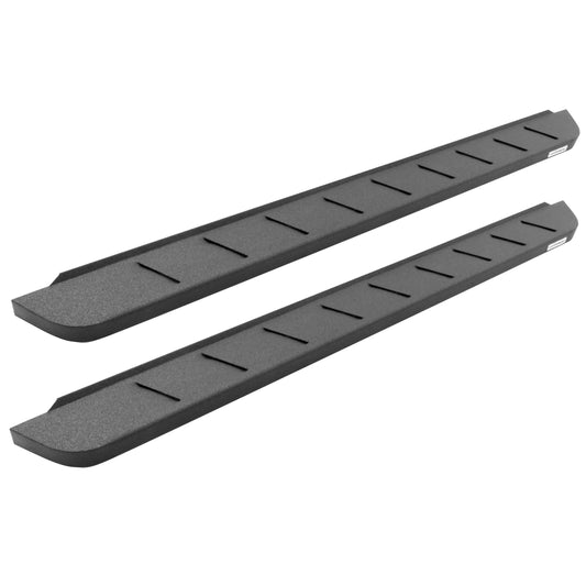 GO RHINO 63441687T Go Rhino RB10 Running Board & Brackets Kit | Galvanized Steel, Protective Bedliner Coating | 63441687T | Fits 2007-2021 Toyota Tundra Crew Max Pickup
