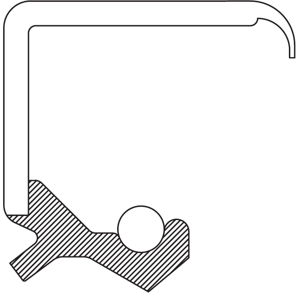 NATIONAL 1960 National 1960 Wheel Seal for 1995 - 1999 Toyota Tacoma