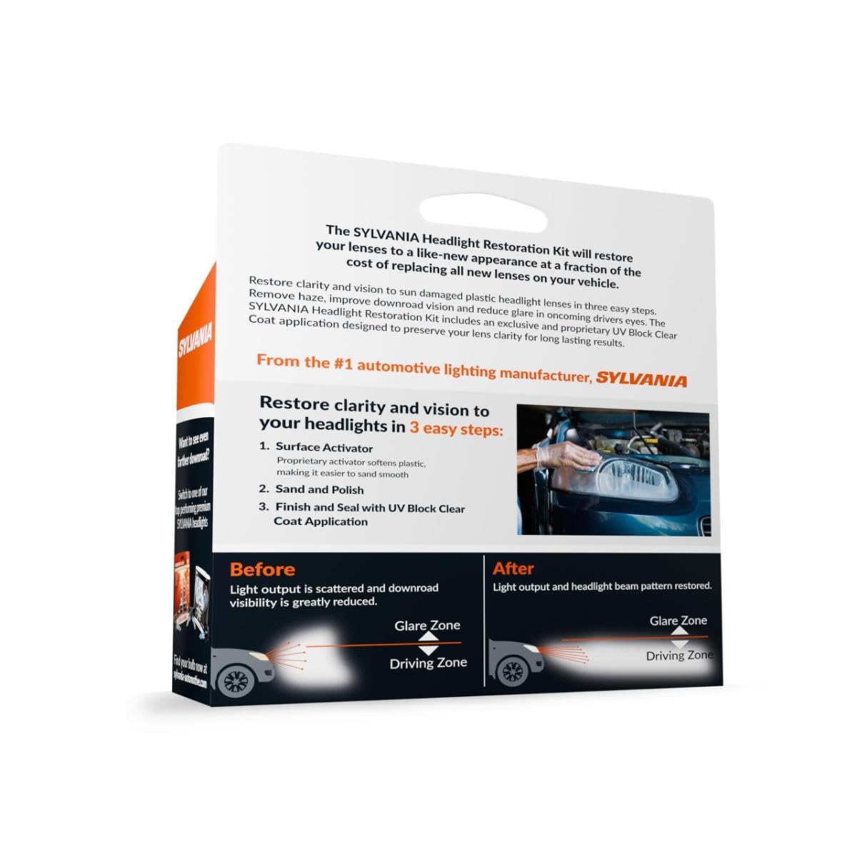 SYLVANIA HRK.BX SYLVANIA Headlight Restoration Kit, Restores to Like-New Condition