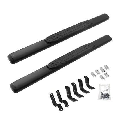 GO RHINO 684404552T Go Rhino 4" OE Xtreme Sidesteps & Brackets | Galvanized Steel, Textured Black | 684404552T | Fits 2007-2019 Chevrolet Silverado & GMC Sierra 1500, 2500HD, 3500HD Standard Cab (See Description)