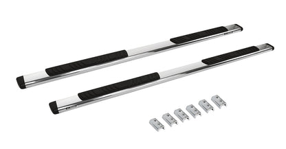 GO RHINO 685404587PS Go Rhino 5" OE Xtreme Low Profile Sidesteps & Brackets | Stainless Steel, Polished | 685404587PS | Fits 2007-2013 Chevrolet Silverado & GMC Sierra Crew Cab (See Description)