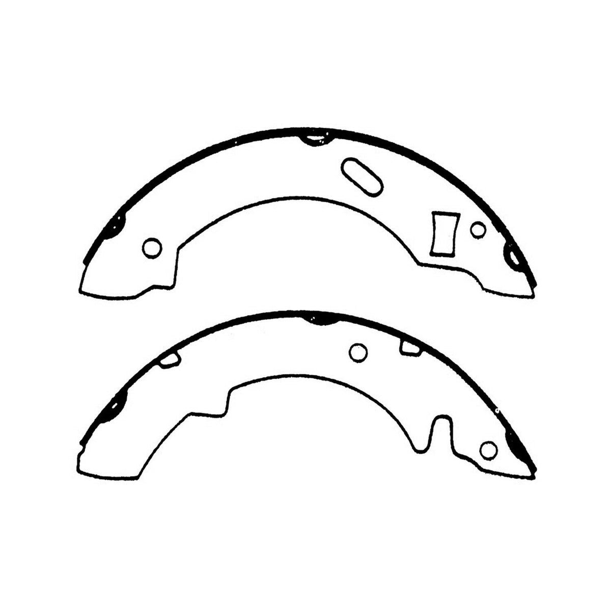 CENTRIC PARTS 111.05000 Centric Parts 111.05000 PREMIUM BRAKE SHOES
