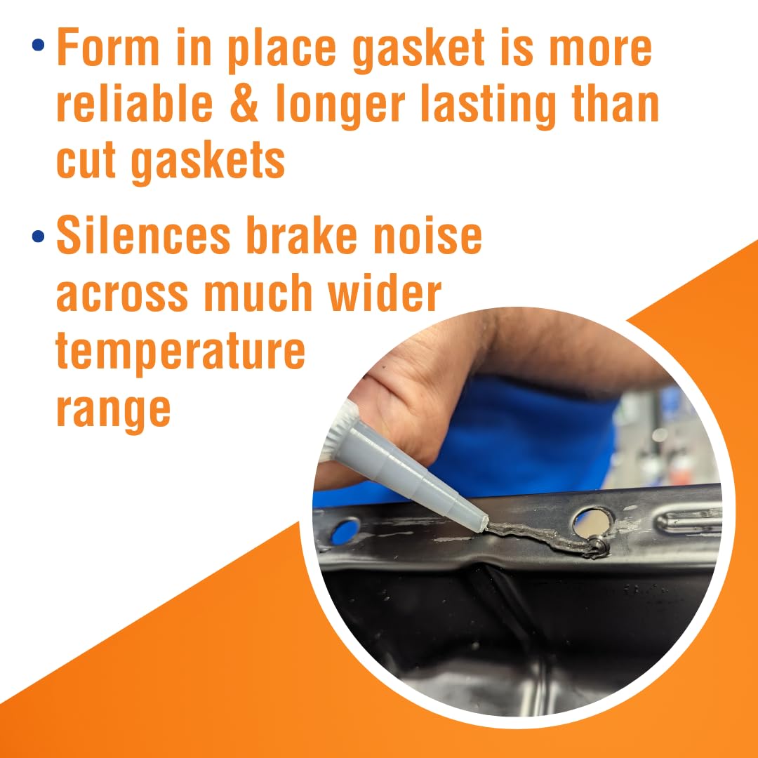 PERMATEX 85080 Permatex 85080 Ultra Black Maximum Oil Resistance RTV Silicone Gasket Maker, 9.5 oz. PowerBead Can