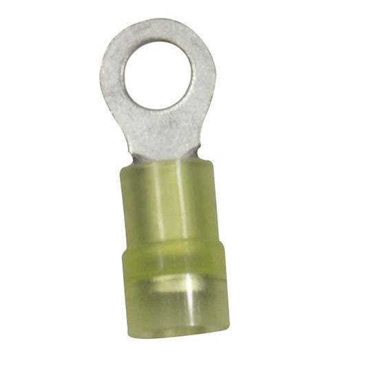 WIRTHCO 80863 WirthCo Nylon Insulated Ring Terminals, 12-10 AWG, #10 Stud Size, 600V Max, 5-Pack Crimp Connectors (80863)