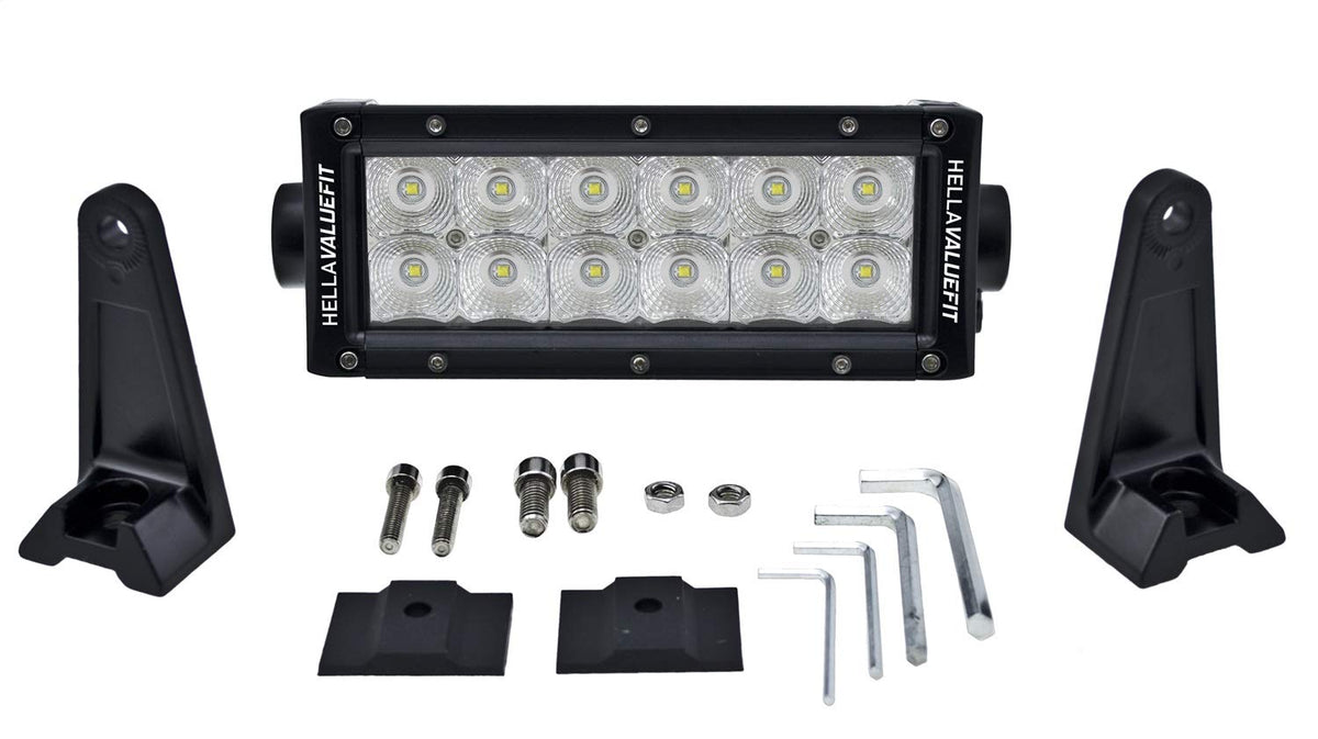 Hella 357208001 ValueFit Sport Series Light Bar (12LED/8"