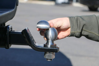 WEIGH SAFE WS07 Weigh Safe Clamshell - Stainless Steel Tow Ball Adapter - Converts 2" Tow Ball to 2-5/16" - Universal Fit - Premium Hitch Accessory